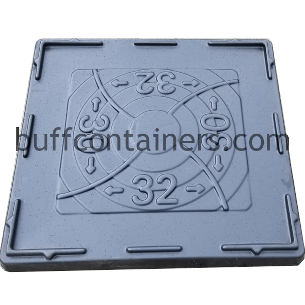 Universal Plastic Container Lid 32" x 30"